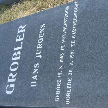 GROBLER Hans Jurgens 1955-1997