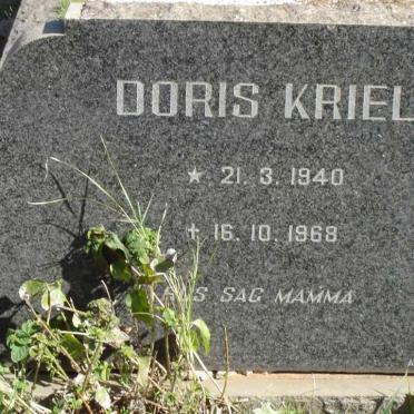 KRIEL Doris 1940-1968