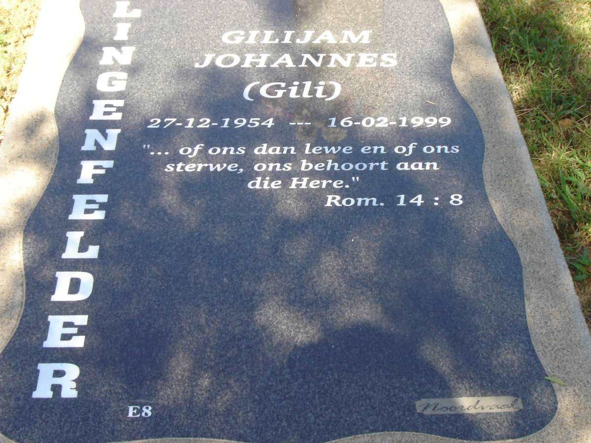 LINGENFELDER Gilijam Johannes 1954-1999