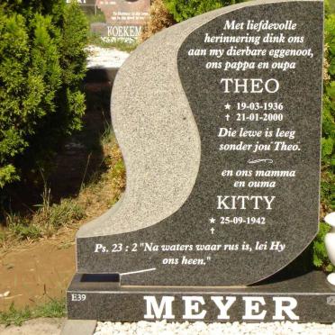 MEYER Theo 1936-2000 &amp; Kitty 1942-