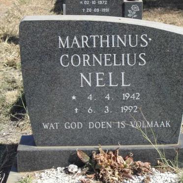 NELL Marthinus Cornelius 1942-1992