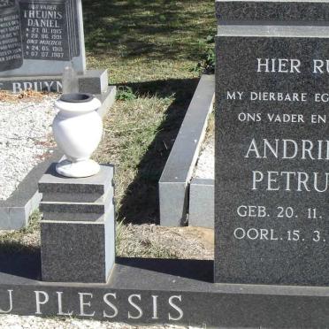 PLESSIS Andries Petrus, du 1930-1992