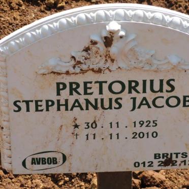 PRETORIUS Stephanus Jacobus 1925-2010
