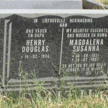 SMITH Henry Douglas 1934- &amp; Magdalena Susanna 1931-1997