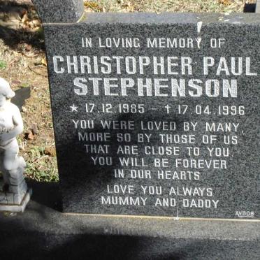 STEPHENSON Christopher Paul 1985-1996
