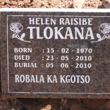 TLOKANA Helen Raisibe 1970-2010