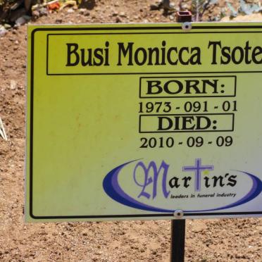 TSOTETSI Busi Monicca 1973-2010