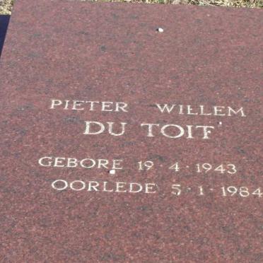 TOIT Pieter Willem, du 1943-1984
