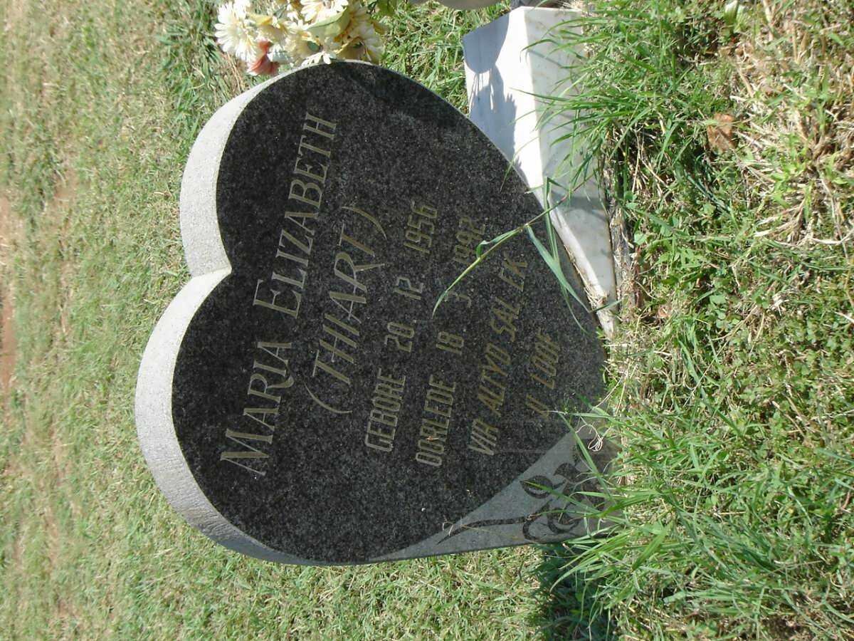 THIART Maria Elizabeth 1956-1992