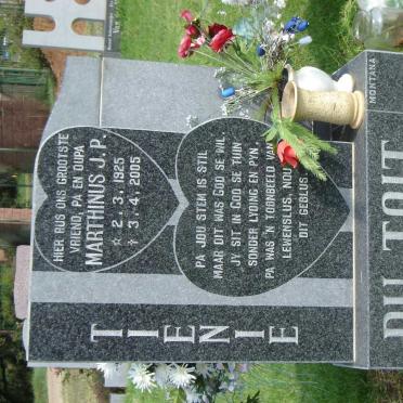 TOIT Marthinus J.P., du 1925-2005