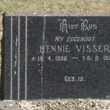 VISSER Hennie 1898-1958
