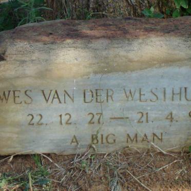 WESTHUIZEN Wes, van der 1927-1994