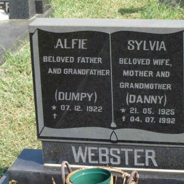 WEBSTER Alfie 1922- &amp; Sylvia 1925-1992