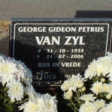 ZYL George Gideon Petrus, van 1932-2006