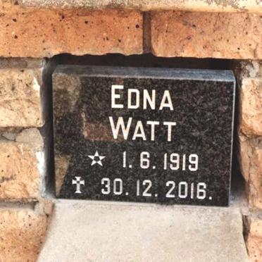 WATT Edna 1919-2016