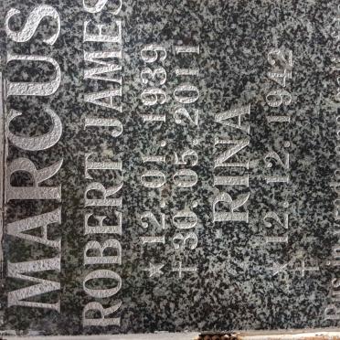 MARCUS Robert James 1939-2011 &amp; Rina 1942-