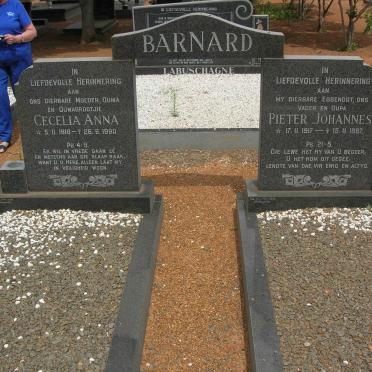 BARNARD Pieter Johannes 1917-1987 &amp; Cecelia Anna 1918-1990