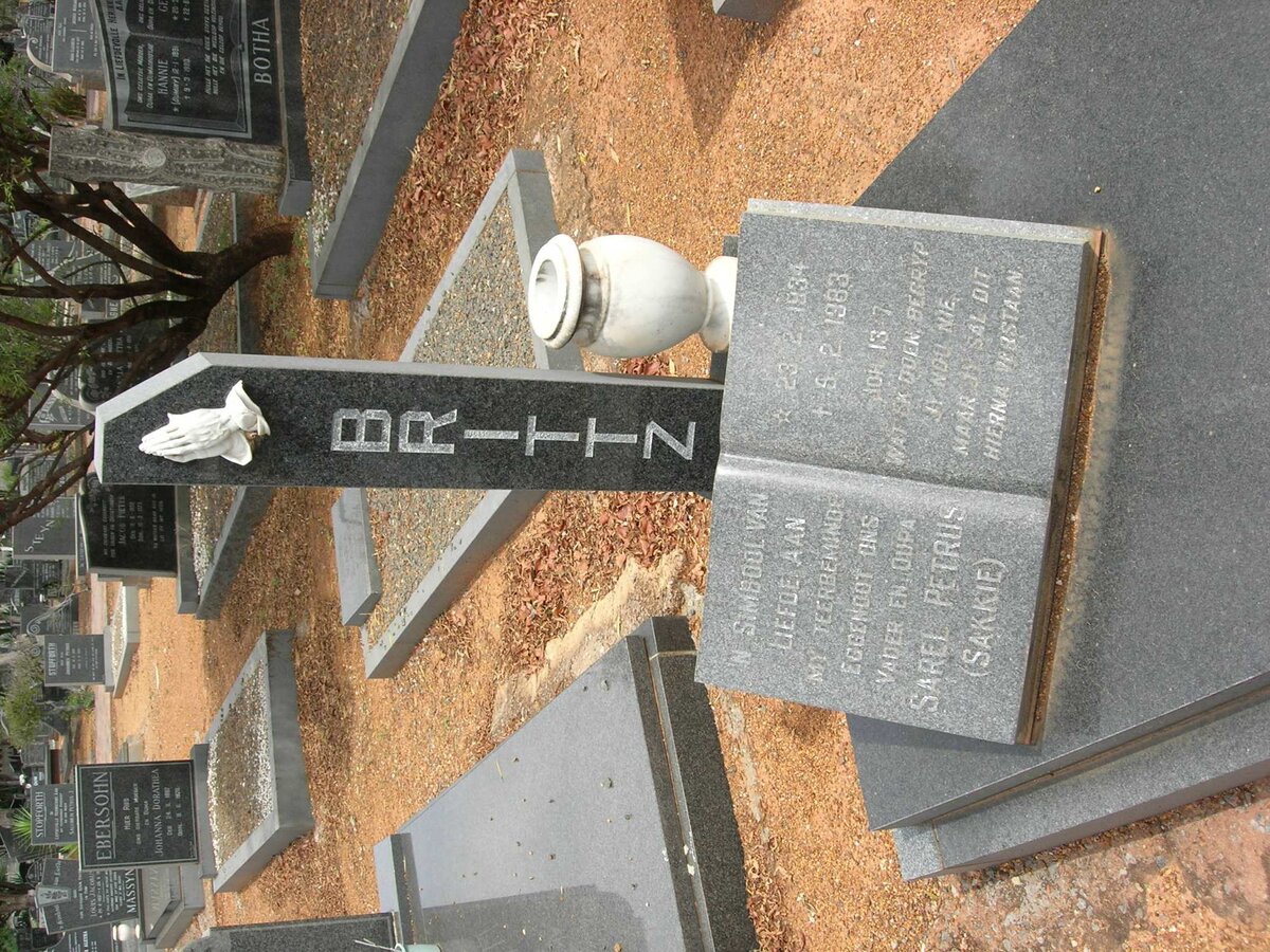 BRITTZ Sarel Petrus 1934-1983