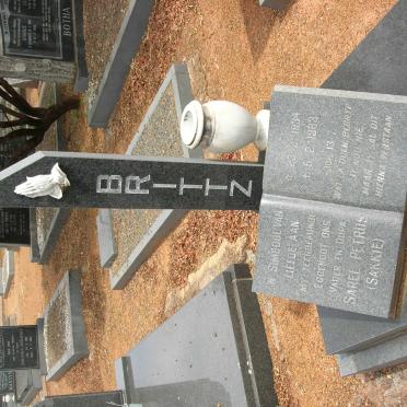 BRITTZ Sarel Petrus 1934-1983