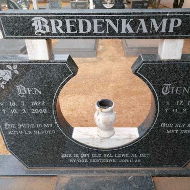 BREDENKAMP Ben 1922-2000 &amp; Tienie 1924-2008