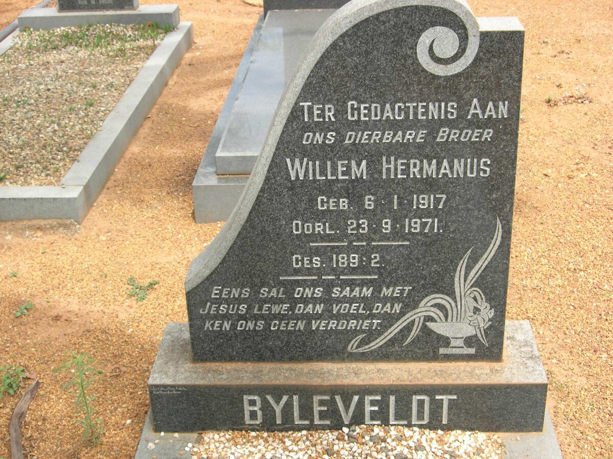 BYLEVELDT Willem Hermanus 1917-1971