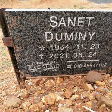 DUMINY Sanet 1954-2021