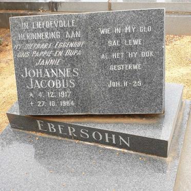 EBERSOHN Johannes Jacobus 1917-1984