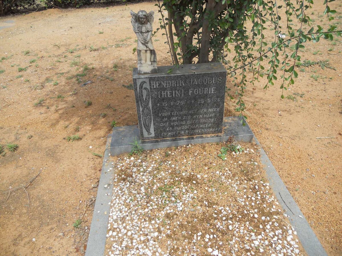 FOURIE Hendrik Jacobus 1975-1976