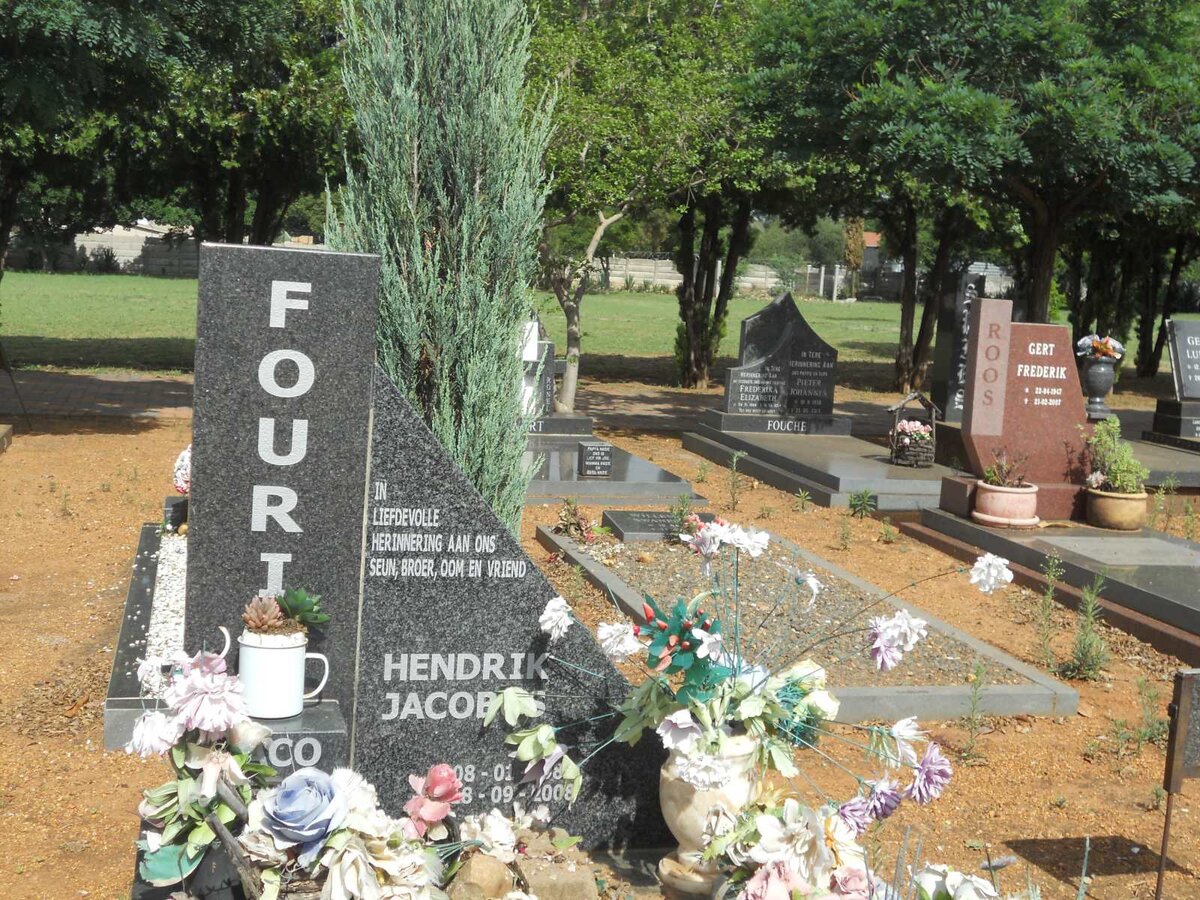 FOURIE Hendrik Jacobus 1980-2008