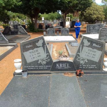 KRIEL Willie 1922-1985 &amp; Tienie 1932-2015
