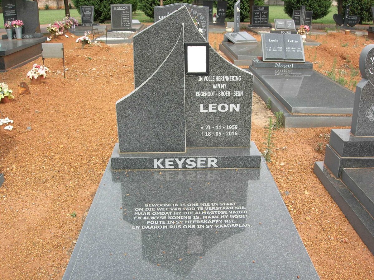 KEYSER Leon 1959-2016