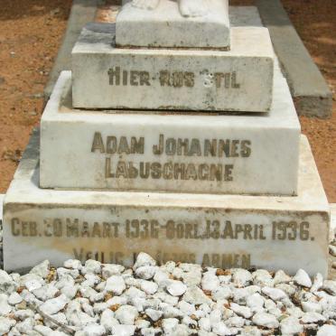 LABUSCHAGNE Adam Johannes 1936-1936