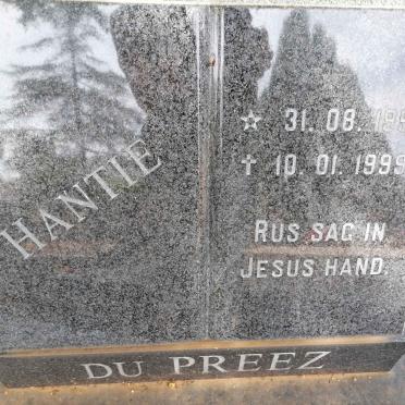 PREEZ Hantie, du 1952-1999