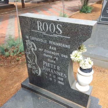 ROOS Pieter Johannes 1919-1985