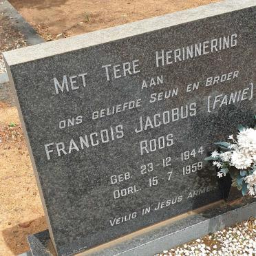 ROOS Francois Jacobus 1944-1959