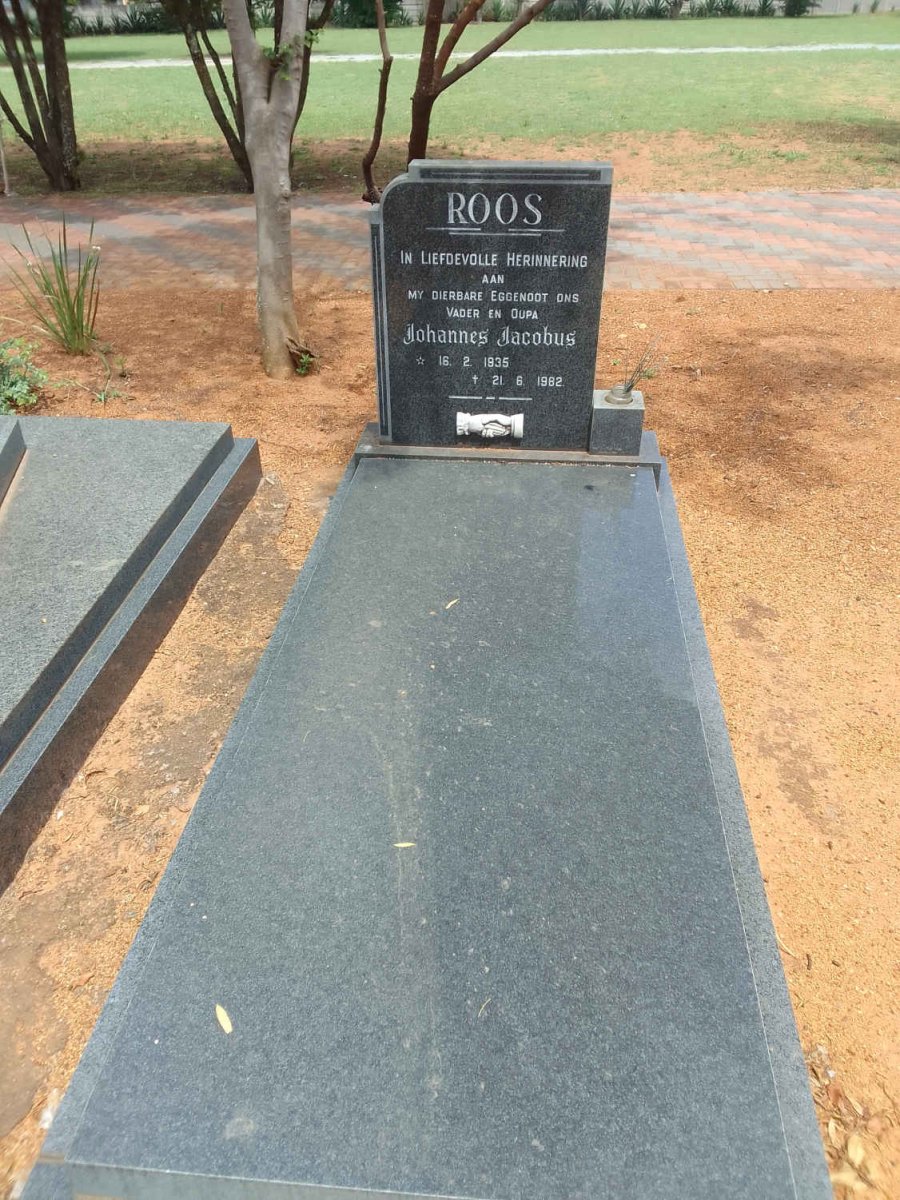 ROOS Johannes Jacobus 1935-1982