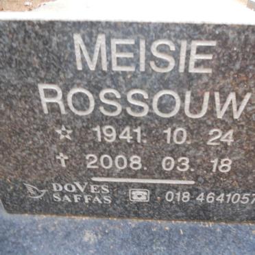 ROSSOUW Meisie 1941-2008