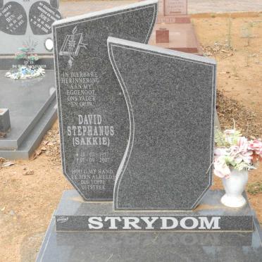 STRYDOM David Stephanus 1957-2007