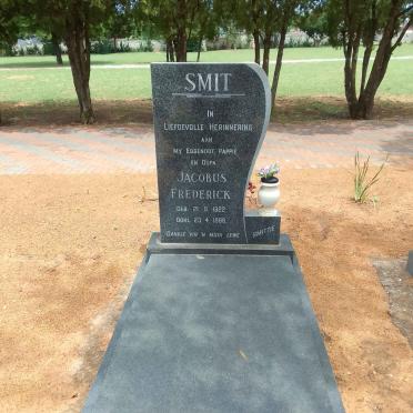 SMIT Jacobus Frederick 1922-1986