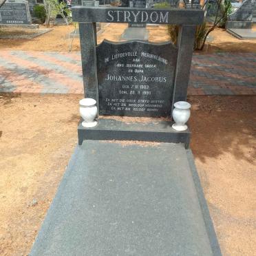 STRYDOM Johannes Jacobus 1903-1990