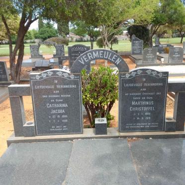 VERMEULEN Marthinus Christoffel 1906-1979 &amp; Catharina Jacoba 1905-1988