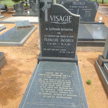 VISAGIE Francois Jacobus 1904-1971