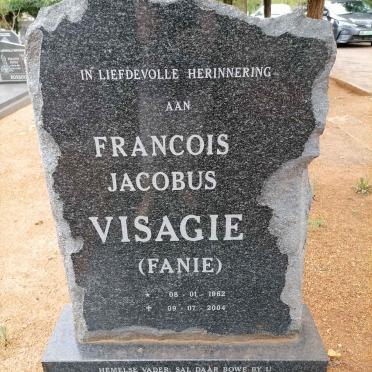 VISAGIE Francois Jacobus 1962-2004