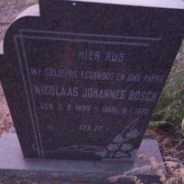 BOSCH Nicolaas Johannes 1899-1970