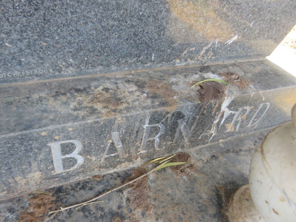 BARNARD Johannes Hendrik 1925-1976