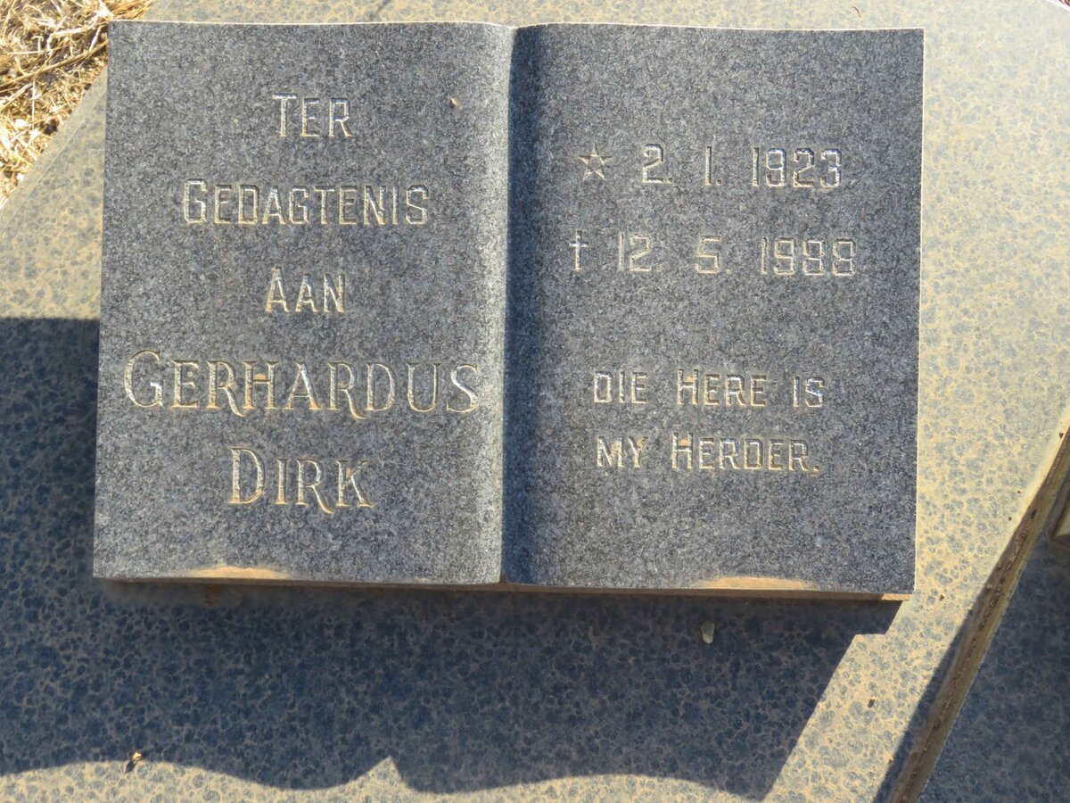 BRITS Gerhardus Dirk 1923-1988