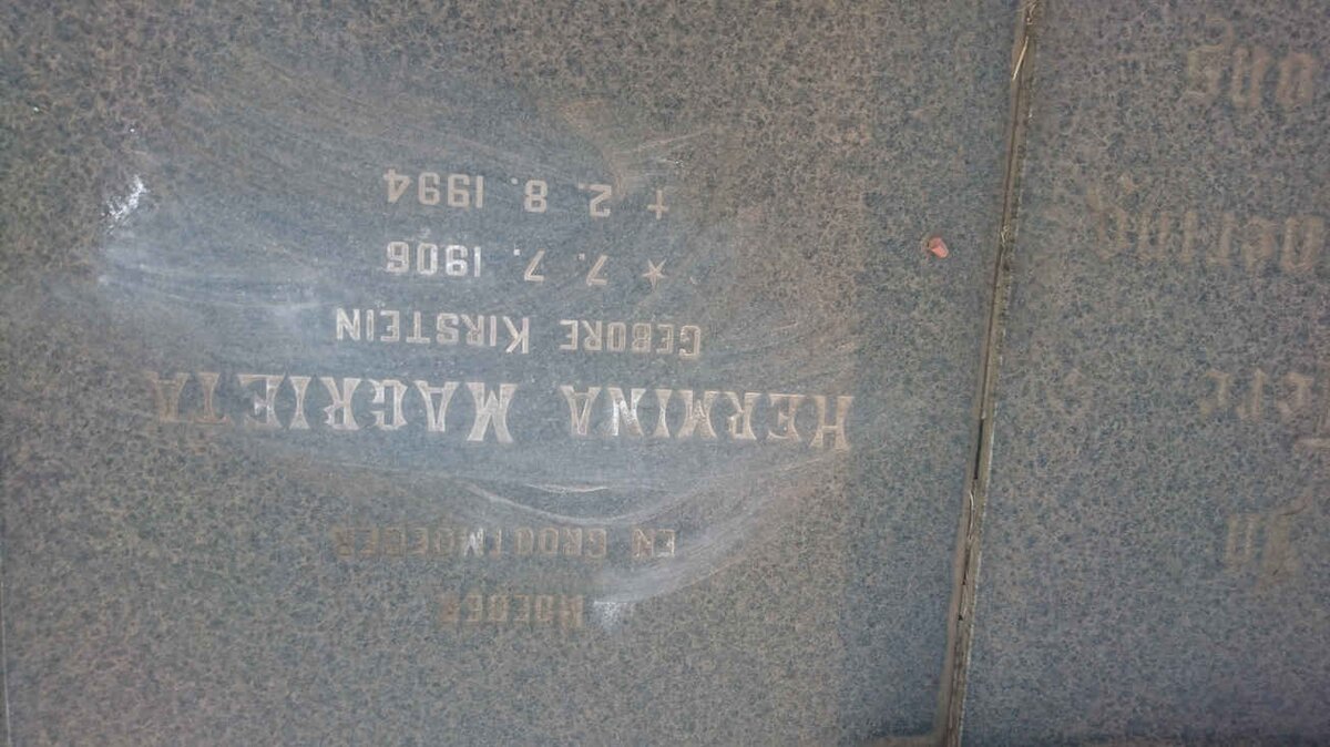 BRINK Hermina Magrieta nee KIRSTEIN 1906-1994