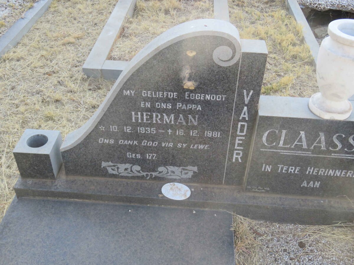 CLAASSEN Herman 1935-1981