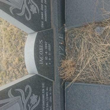 COETZEE Kosie 1925-1982 :: COETZEE Martie 1936-2005 :: COETZEE Jacobus 1947-1982