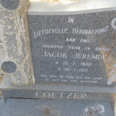 COETZER Jacob Jeremias 1956-1977